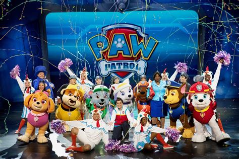 Paw patrol live - PAW Patrol Live! Heroes Unite. Calling all good citizens! The PAW Patrol is yelping for help as they face their greatest challenge yet. Mayor Humdinger has dognapped Robo Dog and cloned him, causing chaos all over the world. It’s up to the pups to catch those clones, rescue Robo Dog and show that when the going gets “ruff,” …